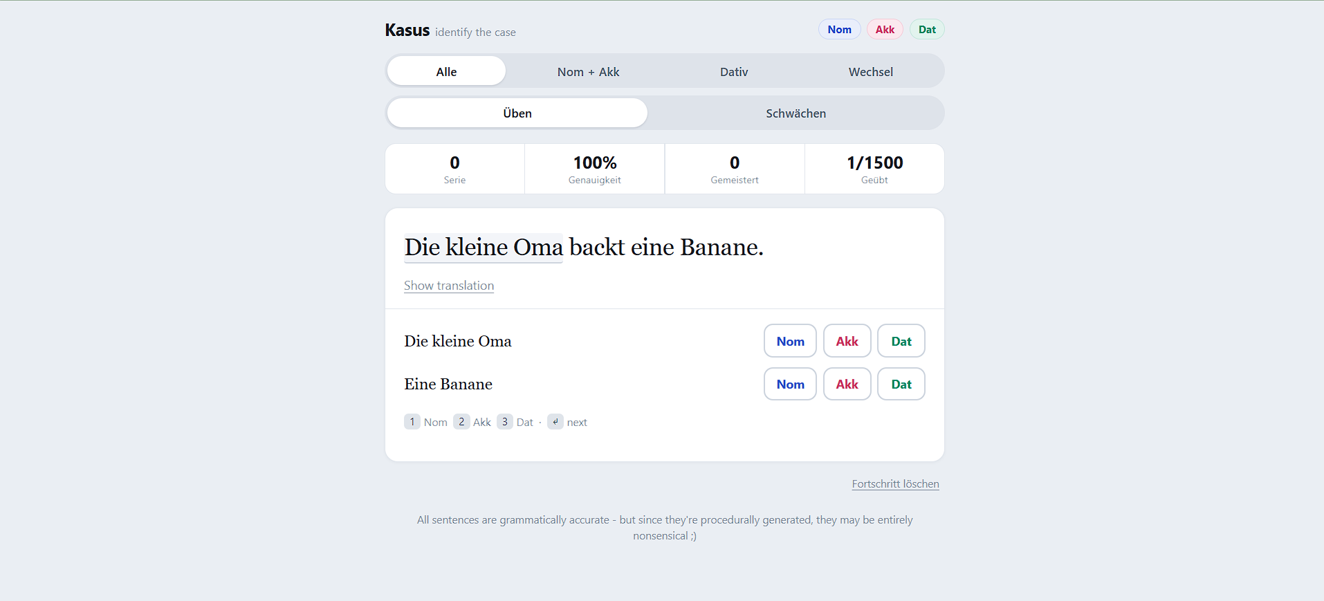 Kasus case trainer screenshot